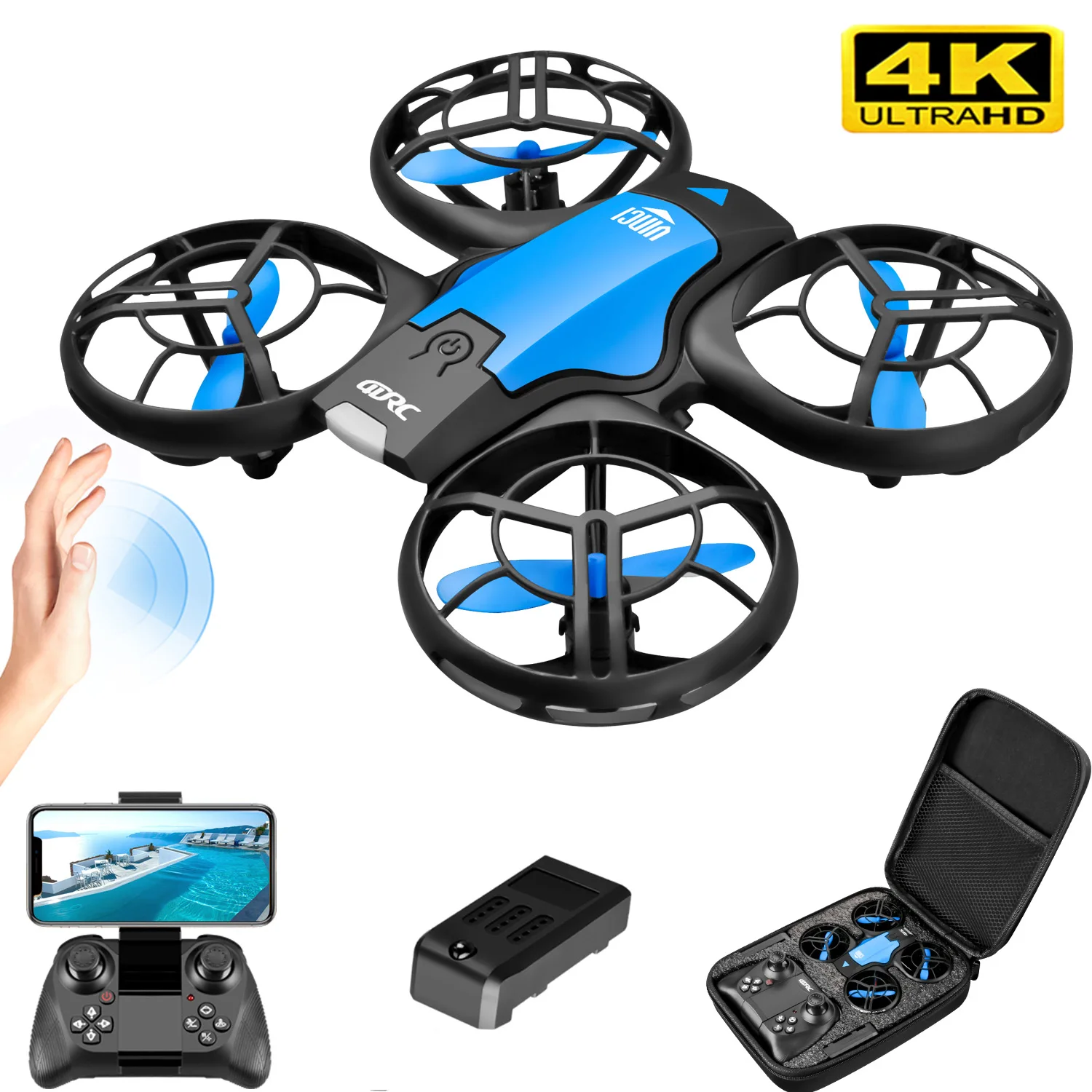 Nuevo Mini Dron V8 4K Profesio - Drone Camera Hd reseña y precio