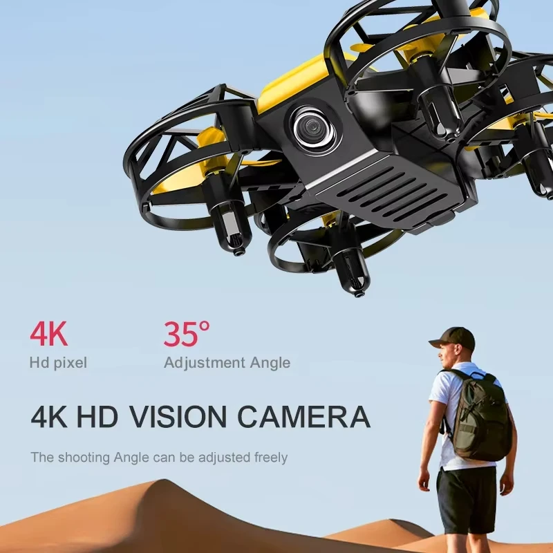 Mini Dron D12 4k Profesional c - Drone Camera Hd reseña y precio
